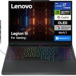 Lenovo Legion 5i AI-Powered Gaming Laptop 15.1" 165Hz OLED 2.5K 500 nits (Intel i7-14700HX, GeForce RTX 5050 8GB, 16GB DDR5, 1TB M.2 PCIe SSD