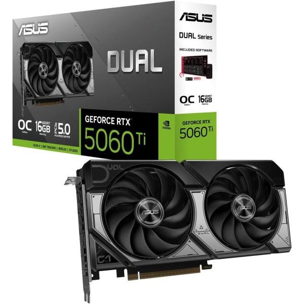 ASUS Dual GeForce RTX 5060Ti OC Edition 16GB GDDR7