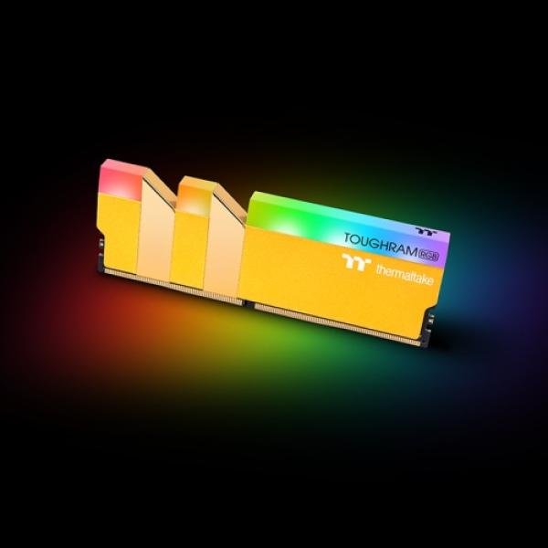 TOUGHRAM RGB Memory DDR4 3600MHz 16GB (8GB x2)-Metallic Gold