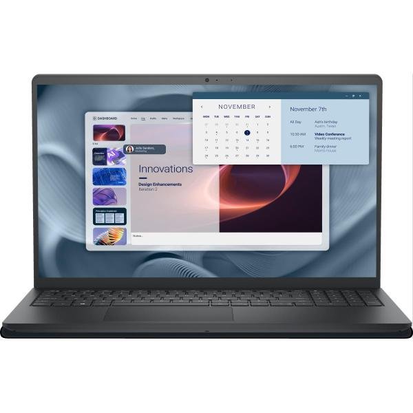 Dell Pro 15 Essential PV15250M, 15.6" FHD WVA @120Hz, 14th Gen Intel Core 3 100U, 8GB RAM DDR5, M.2 512GB PCIe NVMe, Intel Integrated Graphics, Carbon Black Business Laptop
