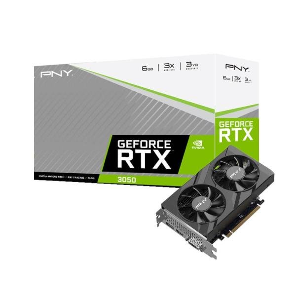 PNY RTX3050 6GB DDR-6 Verto Dual Fan Graphics Card